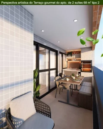 Imagem APARTAMENTO COM 69.07 m² - FORTE - PRAIA GRANDE SP
