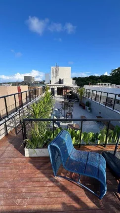 Imagem Flats com área de lazer na cobertura a 100m da Praia do Cabo Branco - FL0217