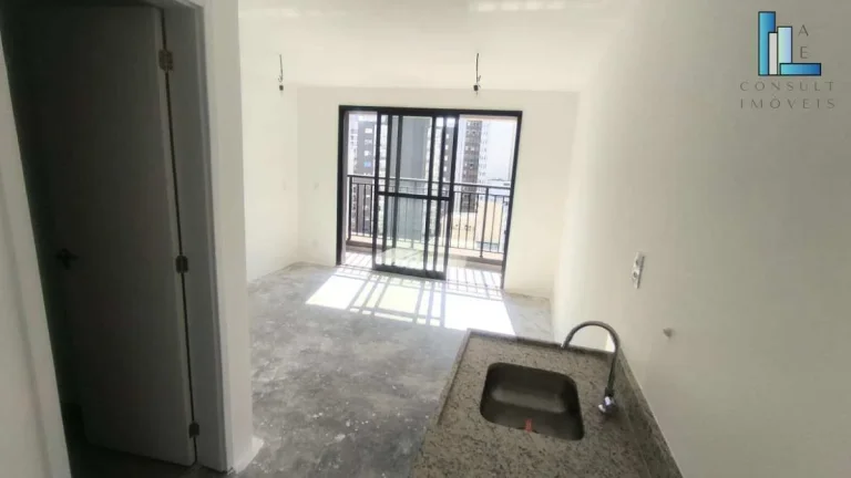 Imagem Apartamento à venda em São Paulo, Santa Cecília, studio novo perto da estação de metrô Santa Cecília com 24m2