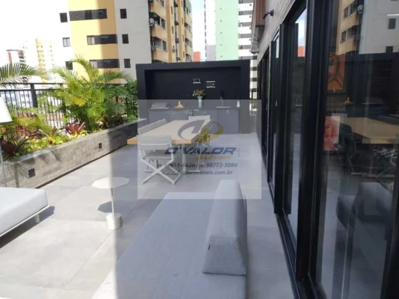 Imagem Vendo ou alugo apartamento Duplex novo, em Tambaú, todo mobiliado, com 120 m², 3 suítes, 2 vagas