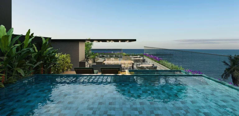 Imagem Apartamentos com varanda / sacada gourmet a beira mar da praia de Intermares - AP1197