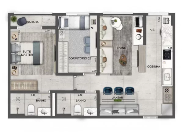 Imagem Blue Home Resort Jockey - Residencial
