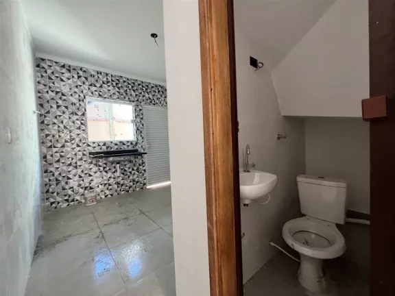 Imagem Casa de Condomínio com 2 dorms, Caiçara, Praia Grande - R$ 290 mil, Cod: 2358