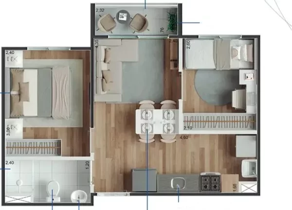 Imagem APARTAMENTO RESIDENCIAL em São Paulo - SP, Vila Campo Grande