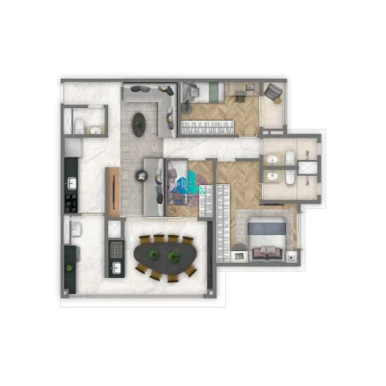 Imagem Apartamento em construção no Belém – 95 m2 | 3 dormitórios (1 suíte) | 2 vagas