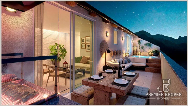 Imagem Cobertura à venda, 115 m² por R$ 937.900,00 - Retiro - Petrópolis/RJ