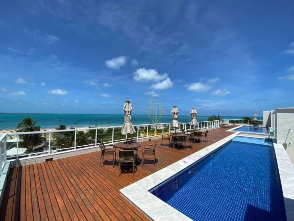 Imagem Apartamentos com varanda/sacada e área de lazer completa com vista para o mar em Cabedelo - AP0738
