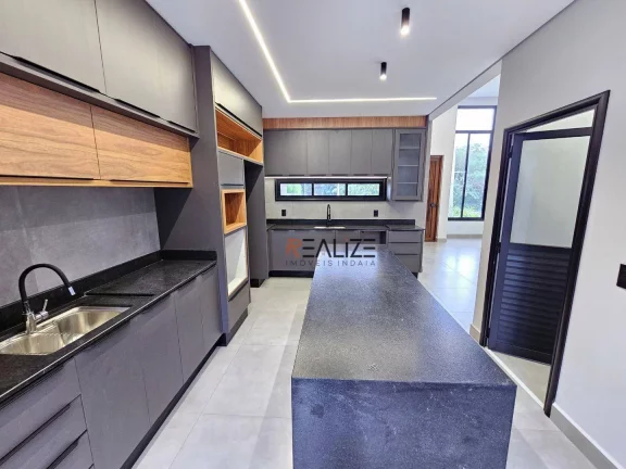 Imagem Casa moderna com 3 suítes à venda, 140 m² por R$ 1.200.000 - Condomínio Park Gran Reserve - Indaiatuba/SP