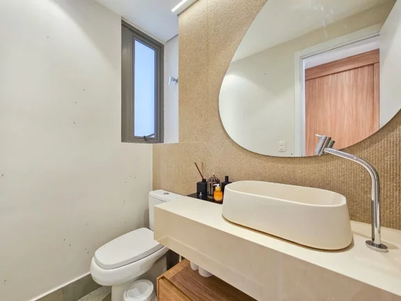Imagem Apartamento de Luxo à Venda em Riviera de São Lourenço Módulo 07: 4 Quartos, 3 Suítes, 3 Salas, Varanda Gourmet, Lazer Completo!