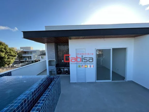 Imagem Cobertura com 3 dormitórios à venda, 132 m² por R$ 840.000,00 - Palmeiras - Cabo Frio/RJ