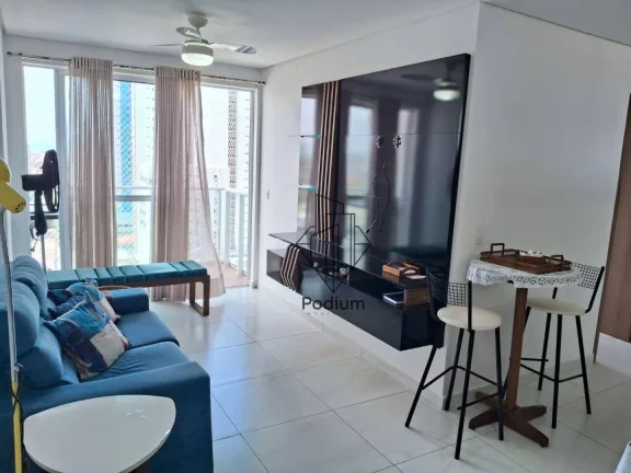 Imagem Apartamento de porteira fechada com varanda / sacada gourmet e vista para o mar da praia do Bessa /Aeroclube - AP2315