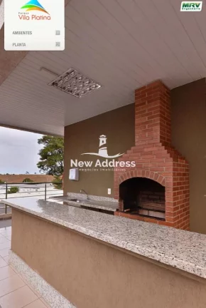 Imagem Quarto e Sala à Venda no Térreo em Colina, Cariacica. Aceita Financiamento. Com piscina, churrasqueira, salão de festas, portaria 24h.