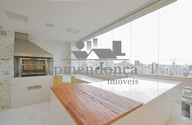 Imagem Belíssimo apartamento com vista panorâmica de 360º, voltado para o Vale do Pacaembu !