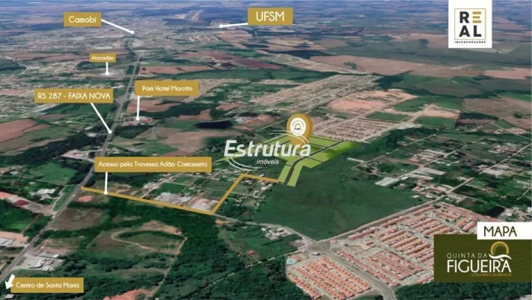 Terreno 312m² loteamento Quinta da Figueira