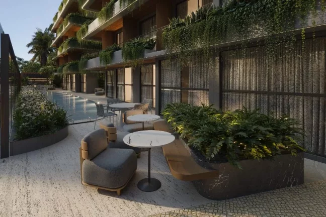Imagem Flat com 1 dormitório à venda, 22 m² por R$ 490.498 - Ponta de Campina - Cabedelo/PB