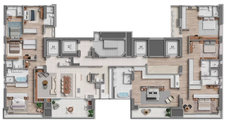 Imagem APARTAMENTO RESIDENCIAL em BALNEÁRIO CAMBORIÚ - SC, CENTRO