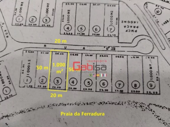 Imagem Terreno à venda, 1200 m² por R$ 6.500.000,00 - Village da Ferradura - Armação dos Búzios/RJ