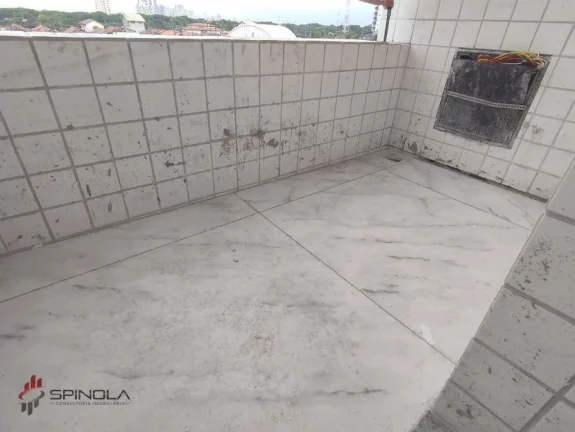 Imagem Apartamento com 3 dormitórios à venda, 104 m² por R$ 867.200,00 - Mirim - Praia Grande/SP