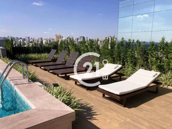 Imagem Apartamento com 1 dormitório à venda, 53 m² por R$ 1.200.000,00 - Ibirapuera - São Paulo/SP