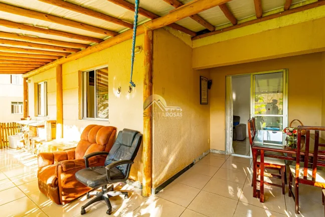 Imagem Apartamento Garden no Reserva Parque com jardim de inverno coberto e churrasqueira privativa. Condo