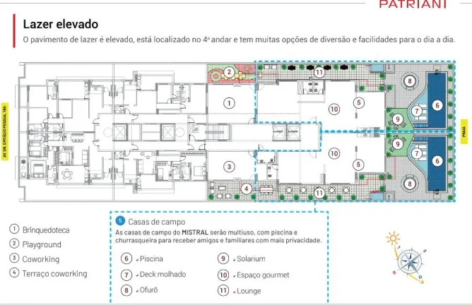 Imagem Lançamento Mistral Embaré - Patriani direto com a construtora