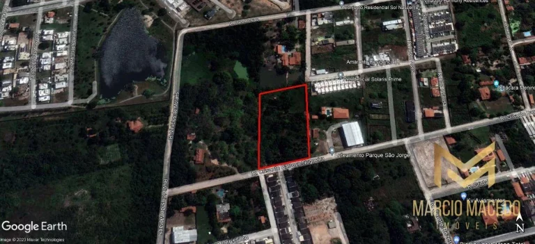 Imagem Terreno à venda, 8880 m² por R$ 3.000.000,00 - Urucunema - Eusébio/CE