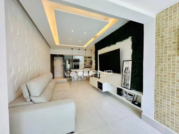 Imagem Aluguel anual na Riviera, Apartamento Pé na Areia, com 3 dormitórios 1 suíte, com 90m² de área útil, 2 vagas de garagem