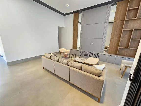 Imagem Casa moderna com mobília e 3 suítes à venda, 200 m² por R$ 2.290.000 - Condomínio Com Localização Privilegiada - Indaiatuba/SP