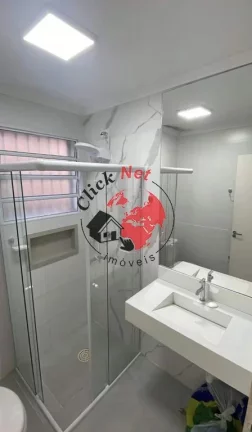 Imagem Apartamento 72m2 , Garden Semi-Mobiliado 1 dorms ,quintal , 1 vaga ,500 metros da praia, Boqueirão, Praia Grande