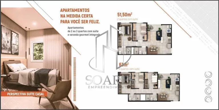Imagem Alegro Montenegro - Seu novo lar em 2025 - de 2 ou 3 quartos com sacada e suite