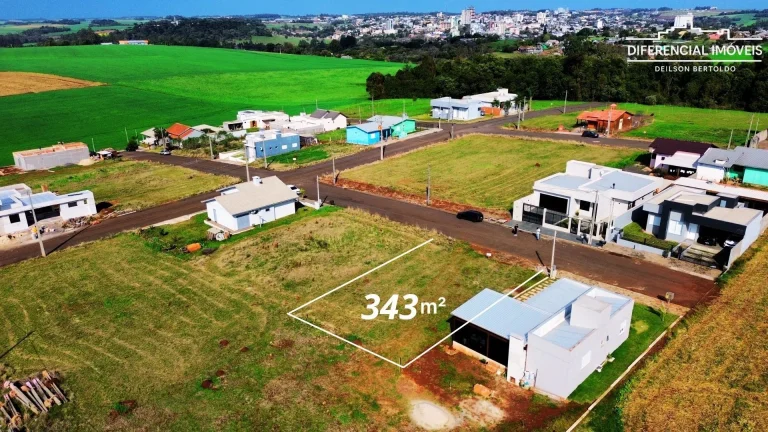 Imagem Terreno de área 343m², lote 09, Bairro Chácara em Ibirubá/RS.