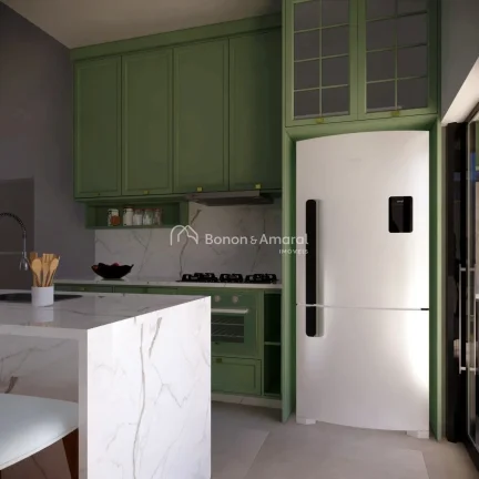 Imagem Casa à venda em condomínio, Nova Odessa, térrea, em construção,3 suites,lavabo,uma suíte com c...