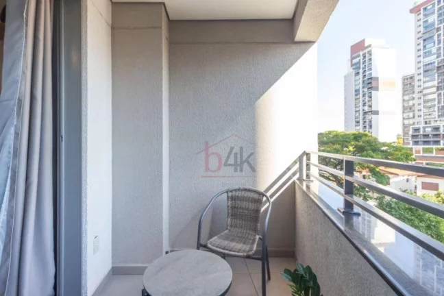 Imagem Studio Mobiliado 25m² no Brooklin: Lazer Completo ao Lado do Metrô