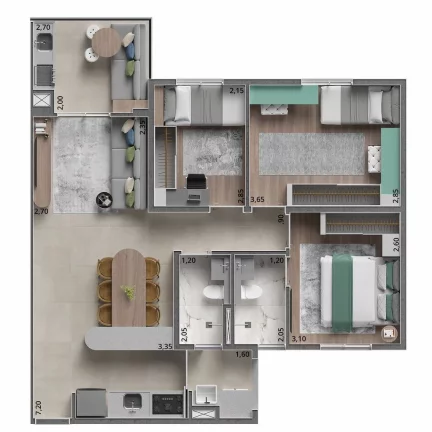 Imagem APARTAMENTO RESIDENCIAL em São Bernardo do Campo - SP, Rudge Ramos