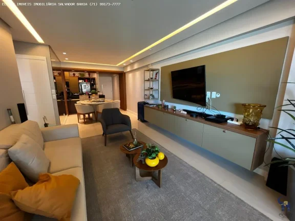 Imagem  Terrazzo Ondina: Luxo, Vista Mar e Porteira Fechada (99m²)