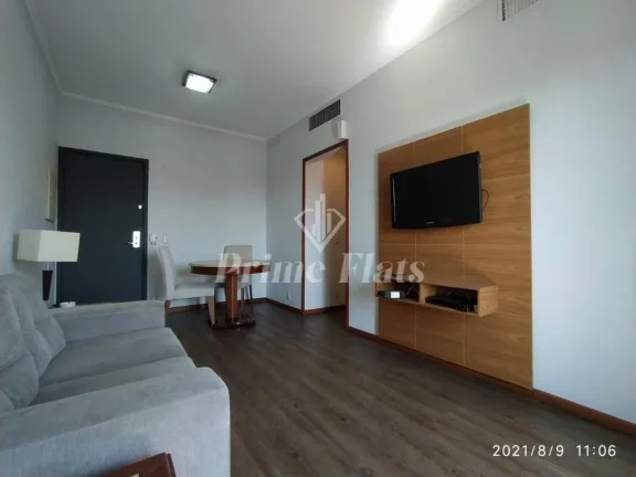 Imagem Flat disponível para locação no Hotel Massis, com 50m², 1 dormitório e 1 vaga de garagem