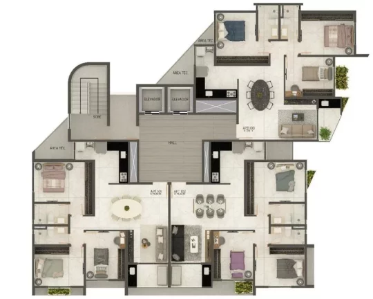 Imagem Apartamento à venda, 87 m² por R$ 928.500,00 - Jardim Oceania - João Pessoa/PB