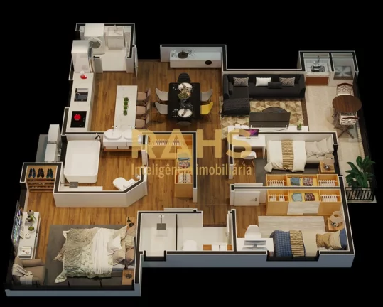 Imagem Apartamento Novo no bairro Saguaçu que se destaca entre os mais valorizados de Joinville. Possui um...