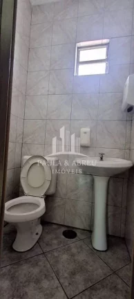 Imagem ALUGA Salão Comercial no 1° andar, com 80m², por 1.200 com tudo, 2 Banheiro, Fogão industrial, pia grande, na Avenida do Jardim Zaíra, Mauá-SP