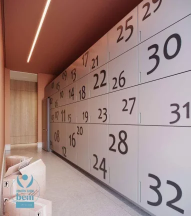 Imagem Apartamento com 2 quartos à venda, 55 m² por R$ 615.342 - Centro - Curitiba/PR