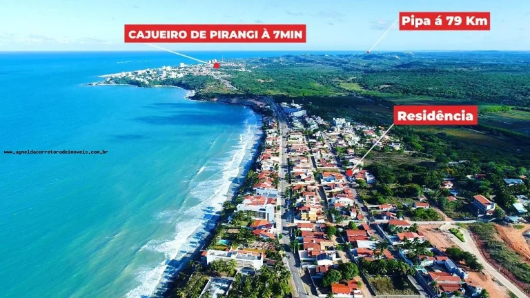 Imagem Casa para Venda em Parnamirim, Pirangi do Norte (Distrito Litoral), 4 dormitórios, 2 suítes, 5 banheiros, 5 vagas