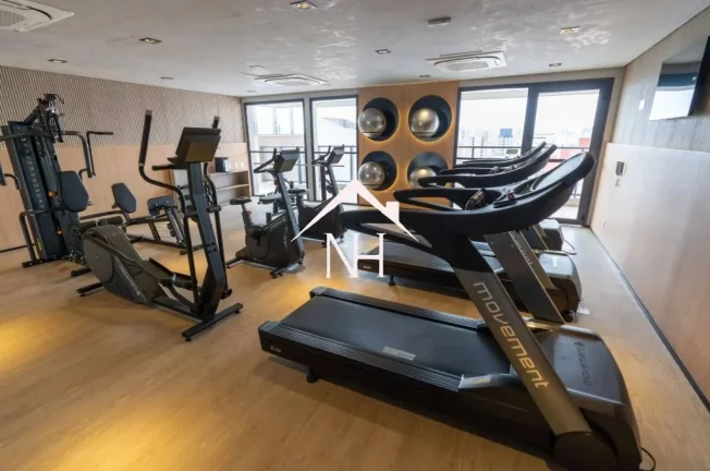 Imagem Studio na Vila Clementino de 38m c/ terraço gourmet,1 dormitório,piscina,salão de festas e jogos,coworking,solarium,fitness,brinquedoteca,pet place