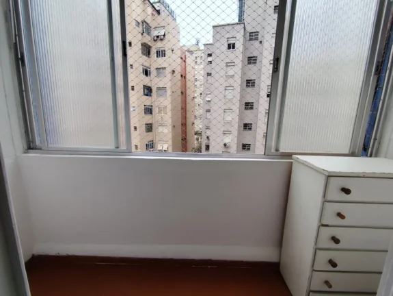 Imagem Sala living Conjugado a venda em Santos no Boqueirão Praia