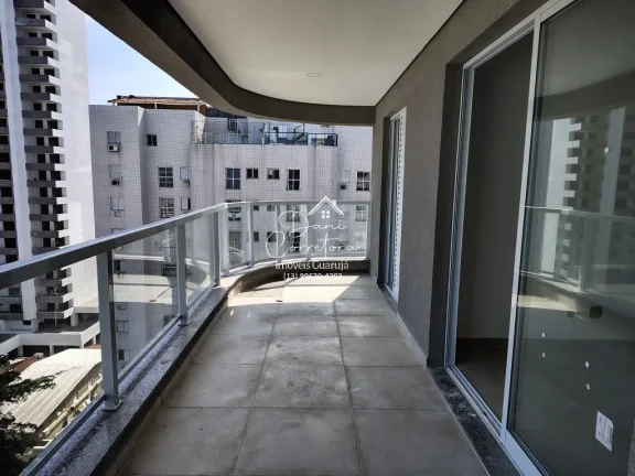 Imagem Apartamento lançamento na Enseada, próximo a Unaerp Guarujá-SP: 1 quarto, 2 salas, 1 banheiro, 1 vaga, 55m² de área. Aproveite!