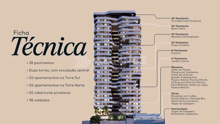 Imagem Apto Alto Padrão - 3 Quartos - 1 Suíte - 84,50 m² - Jardim Oceania, João Pessoa/PB