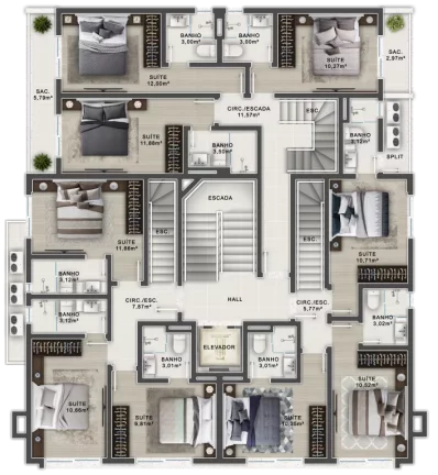Imagem Riviera Residence - Apartamento à venda no bairro Bombinhas - Bombinhas/SC