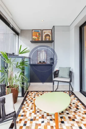 Imagem Apartamento à venda em Indianópolis, São Paulo - 1 quarto, 1 suíte, 1 sala, 1 banheiro, 1 vaga, 42m² de área.