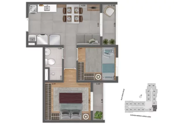 Imagem Apartamento em Santo Amaro - São Paulo SP