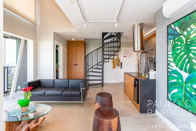 Imagem Pinheiros Novo - MOBILIADO- 1 St - 1 vg - Duplex - 89m² - Vista Fantástica