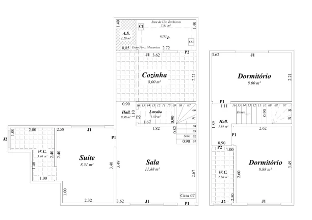 Imagem Sobrado de Condomínio com 2 dorms, Maracanã, Praia Grande - R$ 270 mil, Cod: 2129